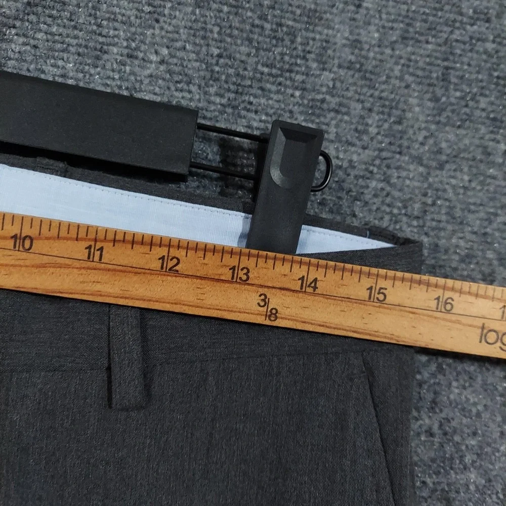 Polo‎ Ralph Lauren Suit Pants Mens 31x30 Gray Stretch Wool Blend Dress Formal